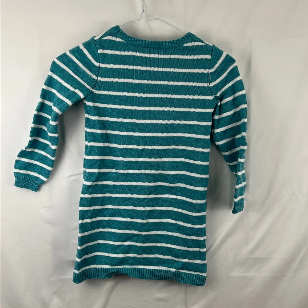 Girl’s Dresses - 2 Pack -Teal and White Sweater Dress - Blue Dress -Size 5